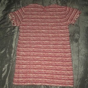 Red and white Zara dress